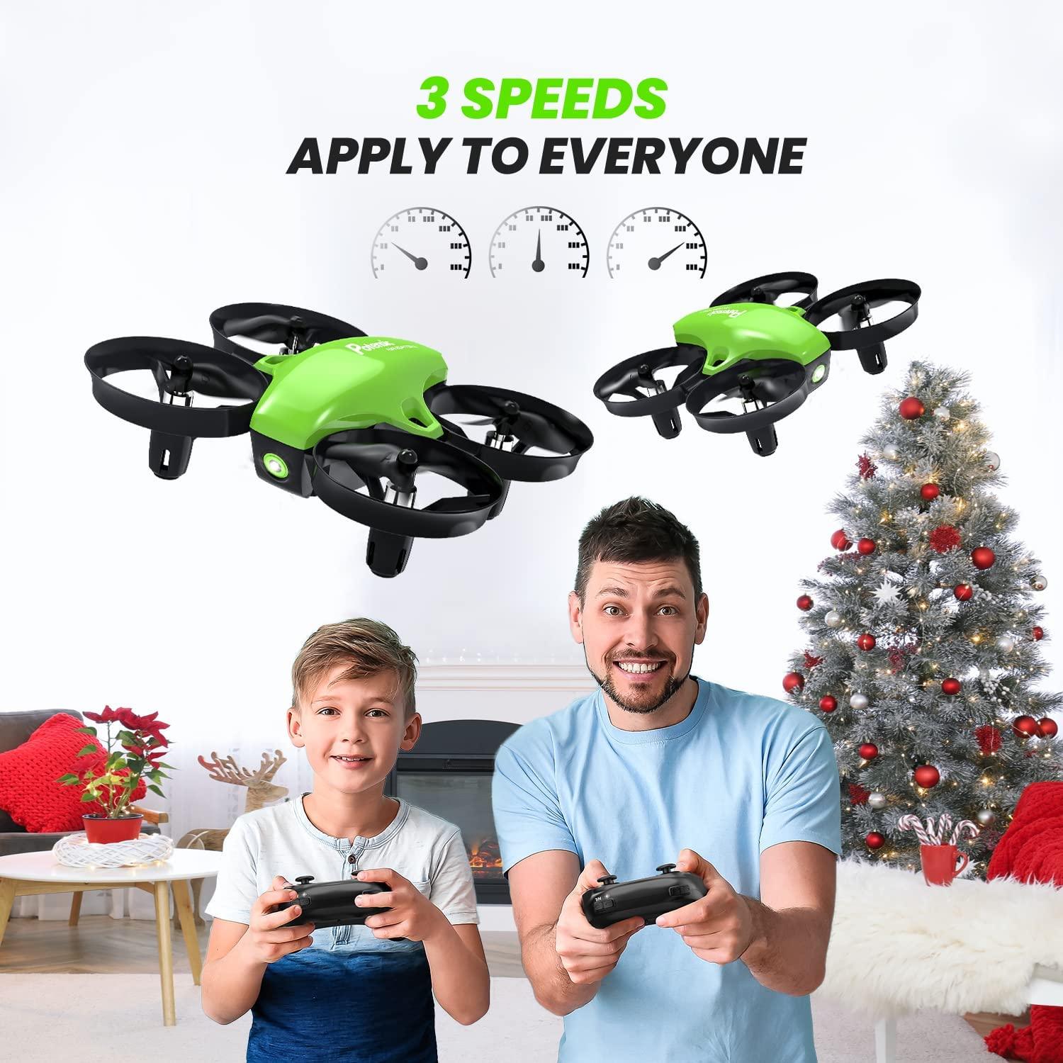 Potensic Upgraded A20 Mini Drone - Easy to Fly Even to Kids and Beginners, RC Helicopter Quadcopter with Auto Hovering, Headless Mode, 3 Batteries and Remote Control, Gift Choice for Boys and Girls 5 Potensic Upgraded A20 Mini Drone - Easy to Fly Even to Kids and Beginners, RC Helicopter Quadcopter with Auto Hovering, Headless Mode, 3 Batteries and Remote Control, Gift Choice for Boys and Girls — изображение 5