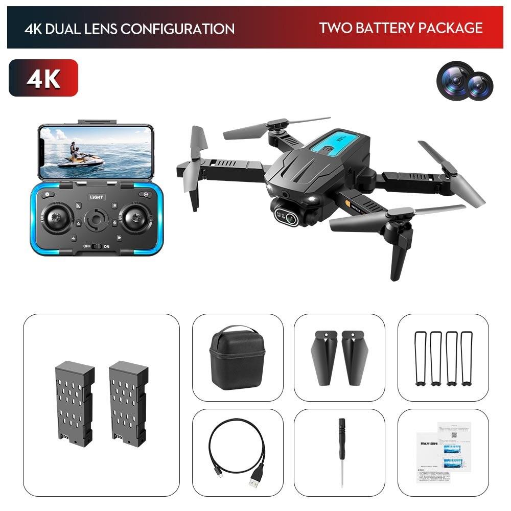 XT3 Drone - 4K Dual Camera Obstacle Avoidance Optical Flow Positioning Foldable Quadcopter Toys Gifts 6 XT3 Drone - 4K Dual Camera Obstacle Avoidance Optical Flow Positioning Foldable Quadcopter Toys Gifts - صورة XT3 Drone - 4K Dual Camera Obstacle Avoidance Optical Flow Positioning Foldable Quadcopter Toys Gifts - صورة 6