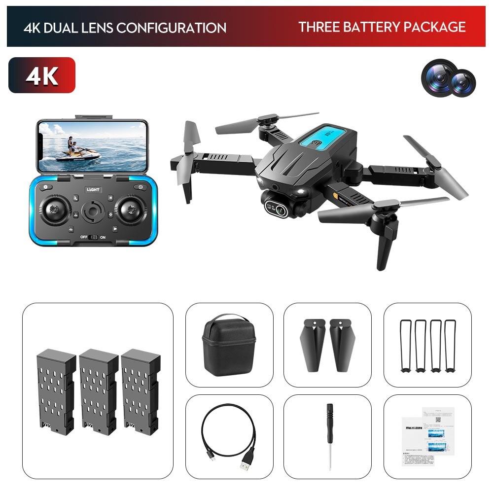XT3 Drone - 4K Dual Camera Obstacle Avoidance Optical Flow Positioning Foldable Quadcopter Toys Gifts 5 XT3 Drone - 4K Dual Camera Obstacle Avoidance Optical Flow Positioning Foldable Quadcopter Toys Gifts - صورة XT3 Drone - 4K Dual Camera Obstacle Avoidance Optical Flow Positioning Foldable Quadcopter Toys Gifts - صورة 5