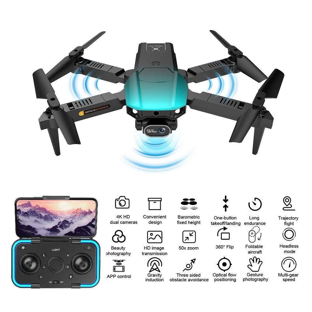 F191 Max Drone - 2023 New Drone 4K HD Double Camera Optical Flow Positioning Obstacle Avoidance Foldable Quadcopter RC Dron Toys Gifts 24 F191 Max Drone - 2023 New Drone 4K HD Double Camera Optical Flow Positioning Obstacle Avoidance Foldable Quadcopter RC Dron Toys Gifts - صورة F191 Max Drone - 2023 New Drone 4K HD Double Camera Optical Flow Positioning Obstacle Avoidance Foldable Quadcopter RC Dron Toys Gifts - صورة 24