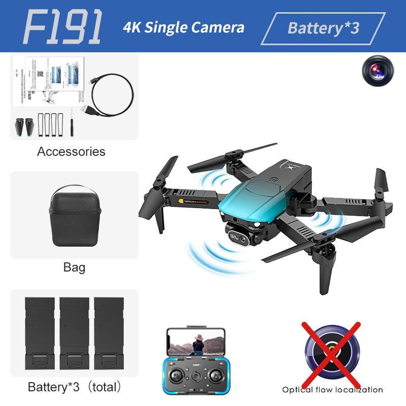F191 Max Drone - 2023 New Drone 4K HD Double Camera Optical Flow Positioning Obstacle Avoidance Foldable Quadcopter RC Dron Toys Gifts 10 F191 Max Drone - 2023 New Drone 4K HD Double Camera Optical Flow Positioning Obstacle Avoidance Foldable Quadcopter RC Dron Toys Gifts — изображение 10