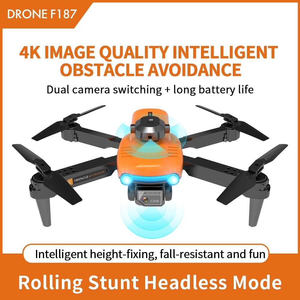 F187 Drone - 2024 New 4K HD Dual Cameras Optical Flow Obstacle Avoidance Remote Control Professional Drones 21 F187 Drone - 2024 New 4K HD Dual Cameras Optical Flow Obstacle Avoidance Remote Control Professional Drones — изображение 21