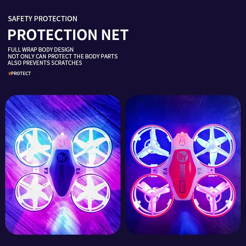 Y3 Mini Ufo Quadcopter with Lights - Remote Control Helicopter Aircraft Dron Drones Children's Toys for Boys 5 Y3 Mini Ufo Quadcopter with Lights - Remote Control Helicopter Aircraft Dron Drones Children's Toys for Boys - Image 5