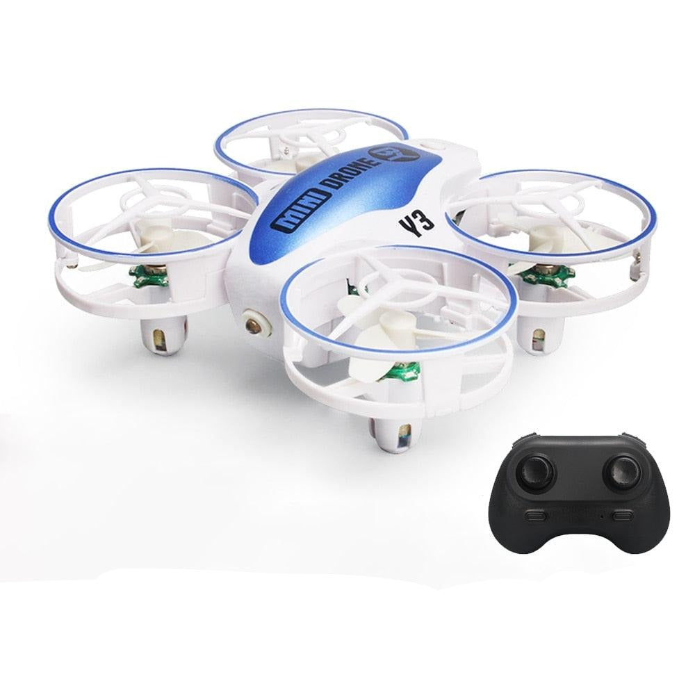 Y3 Mini Ufo Quadcopter with Lights - Remote Control Helicopter Aircraft Dron Drones Children's Toys for Boys