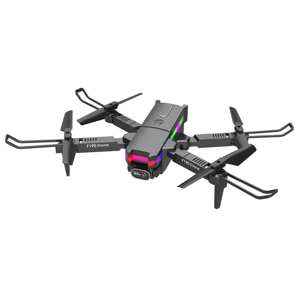 F190 Drone - With 4K Dual Camera F/2.15 100° FOV Led Night Flight Foldable Mini Drone Mini Drone 3 F190 Drone - With 4K Dual Camera F/2.15 100° FOV Led Night Flight Foldable Mini Drone Mini Drone - صورة F190 Drone - With 4K Dual Camera F/2.15 100° FOV Led Night Flight Foldable Mini Drone Mini Drone - صورة 3
