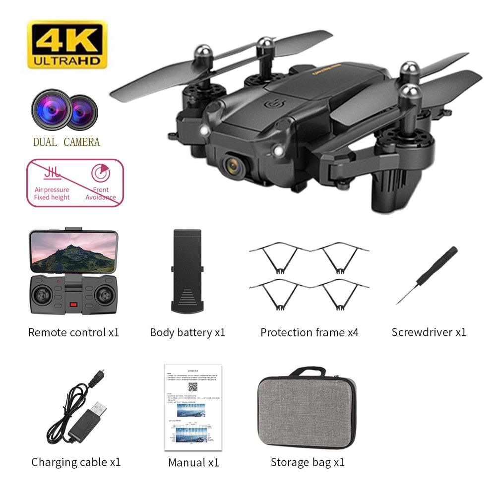 S27 Drone - RC Quadcopter Helicopter with 4K HD Camera Optical flow WIFI FPV Racing Dron Wide Angle Foldable Toy RTF 2 S27 Drone - RC Quadcopter Helicopter with 4K HD Camera Optical flow WIFI FPV Racing Dron Wide Angle Foldable Toy RTF - Image 2
