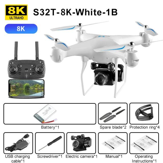 S32T Pro Drone - 8K RCWiFi Camera 4K HD Foldable Professiona RC Quadcopter Helicopter High Hold Mode FPV Long Fly Helicopter 3 S32T Pro Drone - 8K RCWiFi Camera 4K HD Foldable Professiona RC Quadcopter Helicopter High Hold Mode FPV Long Fly Helicopter — изображение 3
