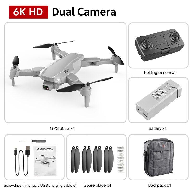 S608 Pro Drone - 3KM GPS 4k Profesional Drone HD Dual Camera Aerial Photography Brushless Foldable Quadcopter RC Distance 19 S608 Pro Drone - 3KM GPS 4k Profesional Drone HD Dual Camera Aerial Photography Brushless Foldable Quadcopter RC Distance — изображение 19
