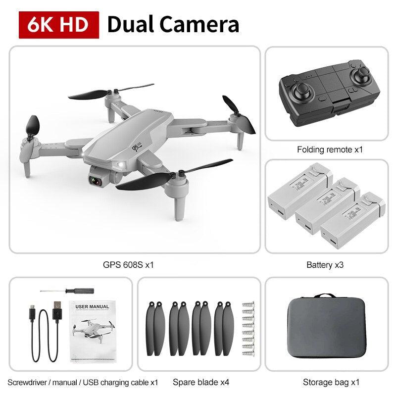 S608 Pro Drone - 3KM GPS 4k Profesional Drone HD Dual Camera Aerial Photography Brushless Foldable Quadcopter RC Distance 18 S608 Pro Drone - 3KM GPS 4k Profesional Drone HD Dual Camera Aerial Photography Brushless Foldable Quadcopter RC Distance — изображение 18