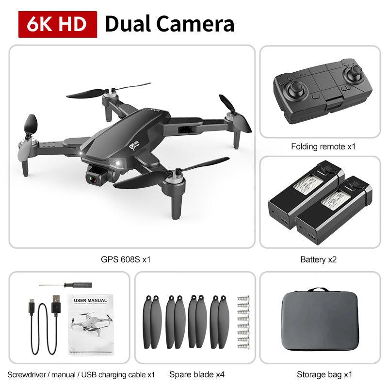 S608 Pro Drone - 3KM GPS 4k Profesional Drone HD Dual Camera Aerial Photography Brushless Foldable Quadcopter RC Distance 12 S608 Pro Drone - 3KM GPS 4k Profesional Drone HD Dual Camera Aerial Photography Brushless Foldable Quadcopter RC Distance — изображение 12