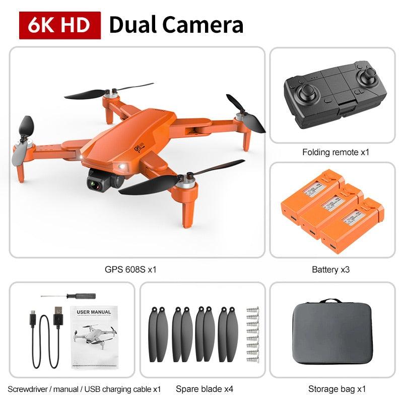 S608 Pro Drone - 3KM GPS 4k Profesional Drone HD Dual Camera Aerial Photography Brushless Foldable Quadcopter RC Distance 5 S608 Pro Drone - 3KM GPS 4k Profesional Drone HD Dual Camera Aerial Photography Brushless Foldable Quadcopter RC Distance — изображение 5
