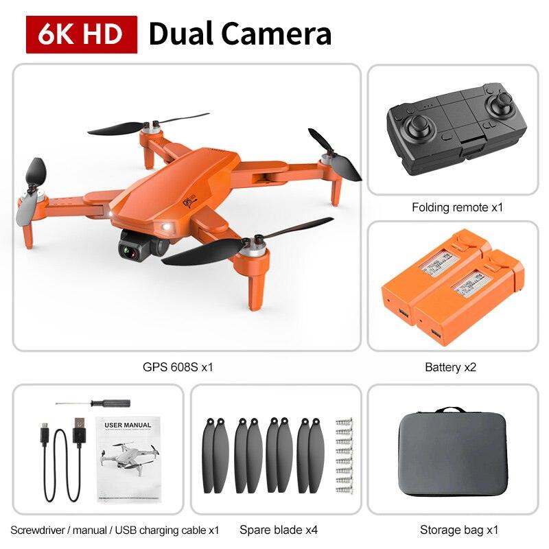 S608 Pro Drone - 3KM GPS 4k Profesional Drone HD Dual Camera Aerial Photography Brushless Foldable Quadcopter RC Distance 3 S608 Pro Drone - 3KM GPS 4k Profesional Drone HD Dual Camera Aerial Photography Brushless Foldable Quadcopter RC Distance — изображение 3
