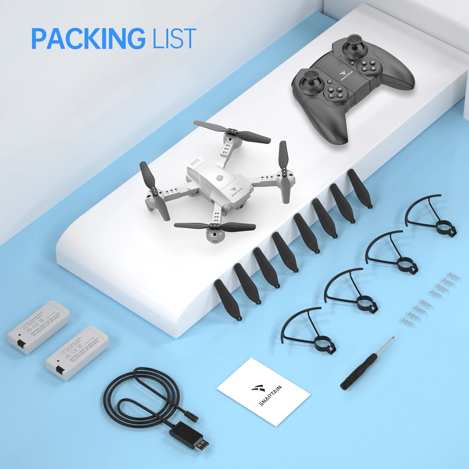 SNAPTAIN A10 Mini Drone with 1080P HD Camera FPV RC Drone 5 SNAPTAIN A10 Mini Drone with 1080P HD Camera FPV RC Drone - Image 5