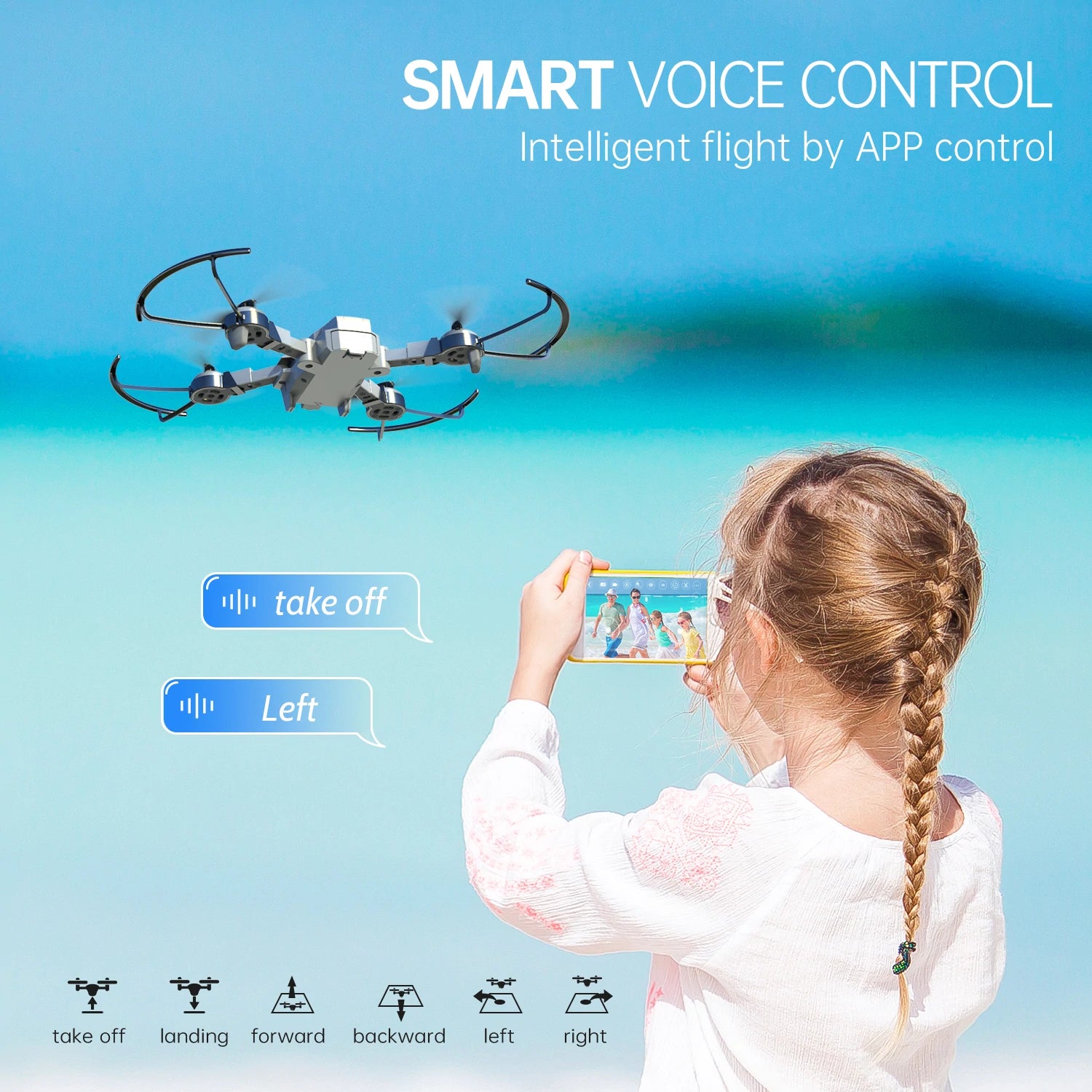 SNAPTAIN A10 Mini Drone with 1080P HD Camera FPV RC Drone 3 SNAPTAIN A10 Mini Drone with 1080P HD Camera FPV RC Drone - Image 3