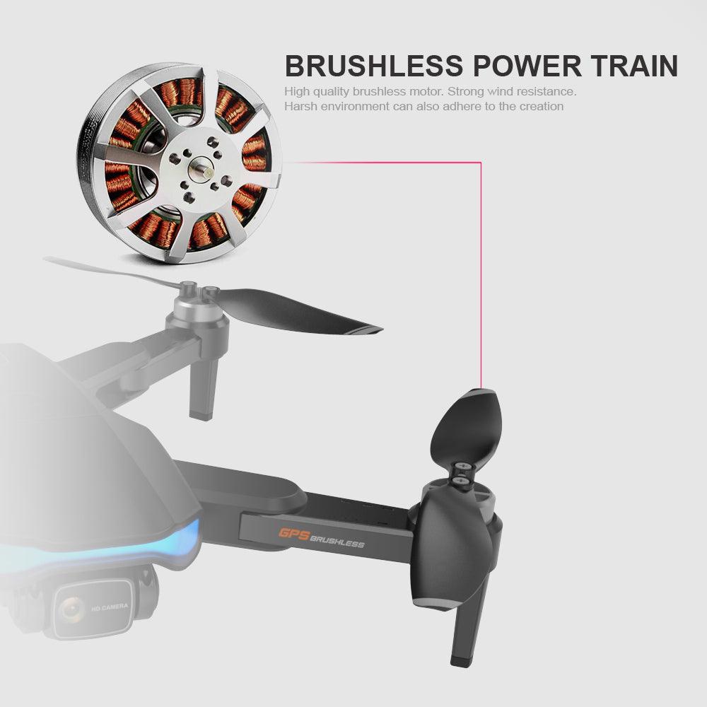F188 Drone - GPS 6K HD Dual Camera Brushless 5G Wifi  Foldable FPV Professional Quadcopter - صورة F188 Drone - GPS 6K HD Dual Camera Brushless 5G Wifi  Foldable FPV Professional Quadcopter - صورة 5