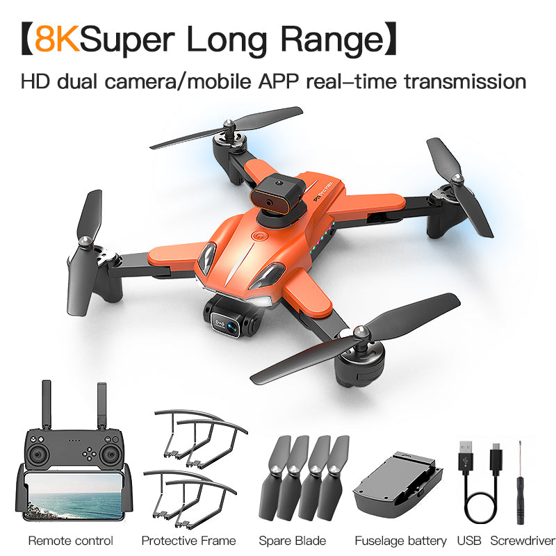 P11 Drone - GPS rc distance 2km 8K HD dual camera with 5G WIFI wide angle FPV real-time transmission professional drone 19 P11 Drone - GPS rc distance 2km 8K HD dual camera with 5G WIFI wide angle FPV real-time transmission professional drone - صورة P11 Drone - GPS rc distance 2km 8K HD dual camera with 5G WIFI wide angle FPV real-time transmission professional drone - صورة 19