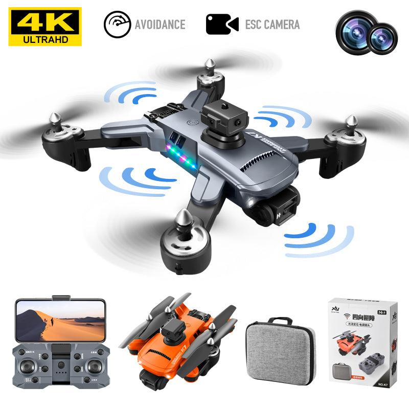 K7 Drone video shoot uav drone 4k headless mode quadcopter remote control — изображение 3