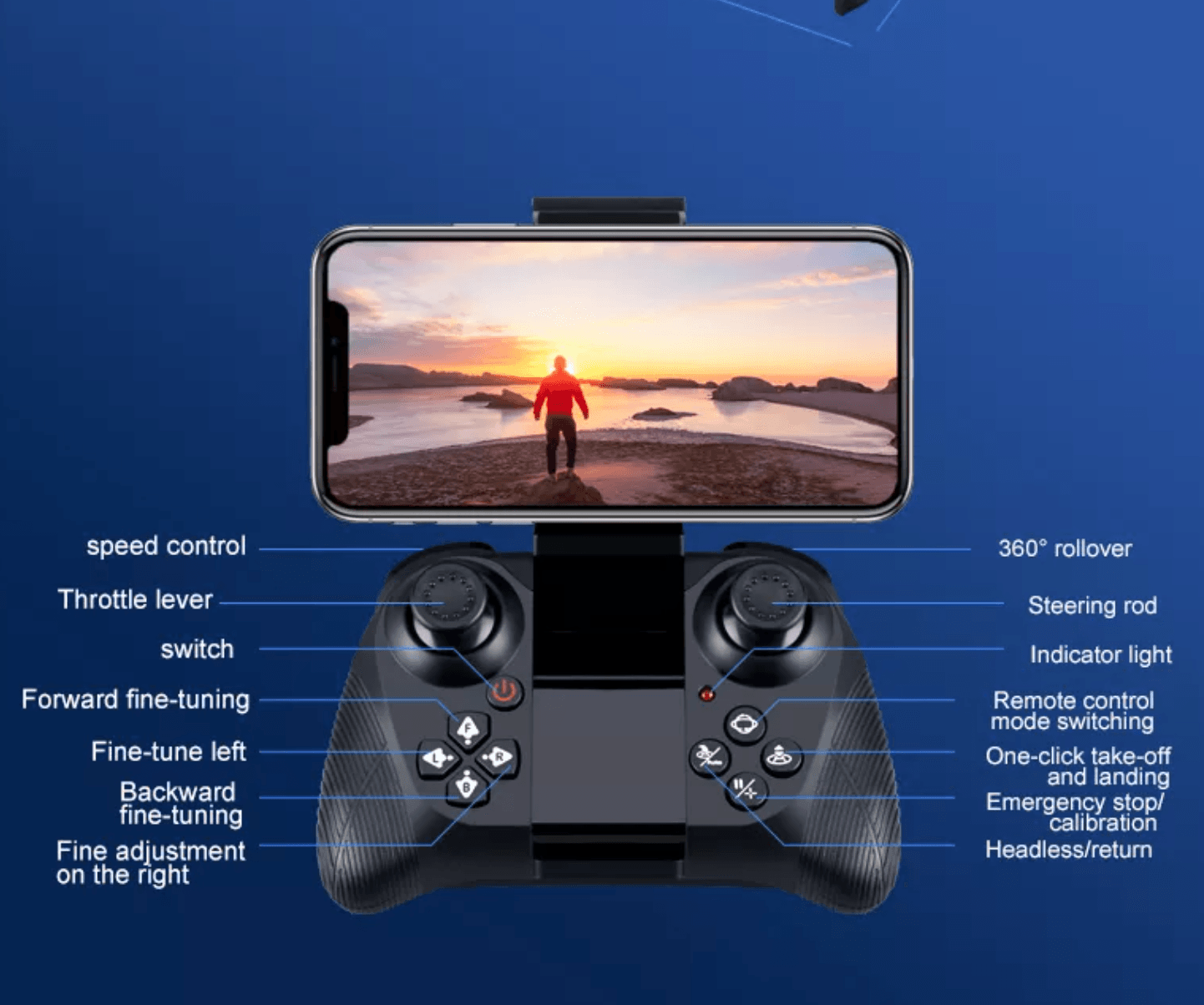 4DRC V13 Drone 4k Dual Camera WiFi FPV Mini Drone Dual Camera Foldable Quadcopter 4 4DRC V13 Drone 4k Dual Camera WiFi FPV Mini Drone Dual Camera Foldable Quadcopter - Image 4