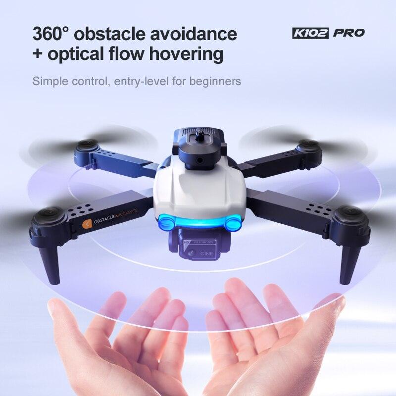 K102 Pro Drone - UAV Four-way OA 4K Dual Camera Wifi RC Helicopter FPV Optical Flow Positioning Aerial Photography Toy Drone Gift 8 K102 Pro Drone - UAV Four-way OA 4K Dual Camera Wifi RC Helicopter FPV Optical Flow Positioning Aerial Photography Toy Drone Gift - Image 8