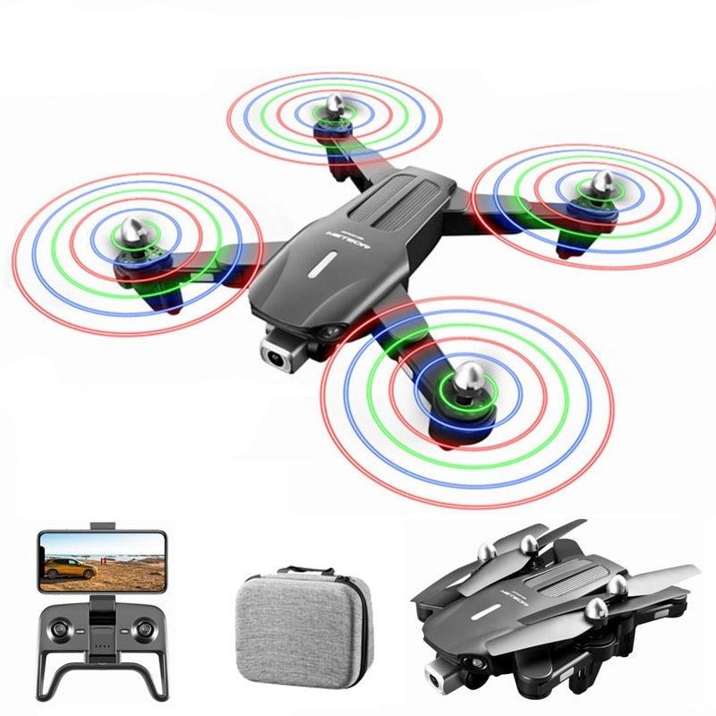 K106 Drone - 2024 New LED Light Drone 4K HD Camera Visual Obstacle Avoidance Optical Flow Positioning Foldable RC Quadcopter Boy Gifts
