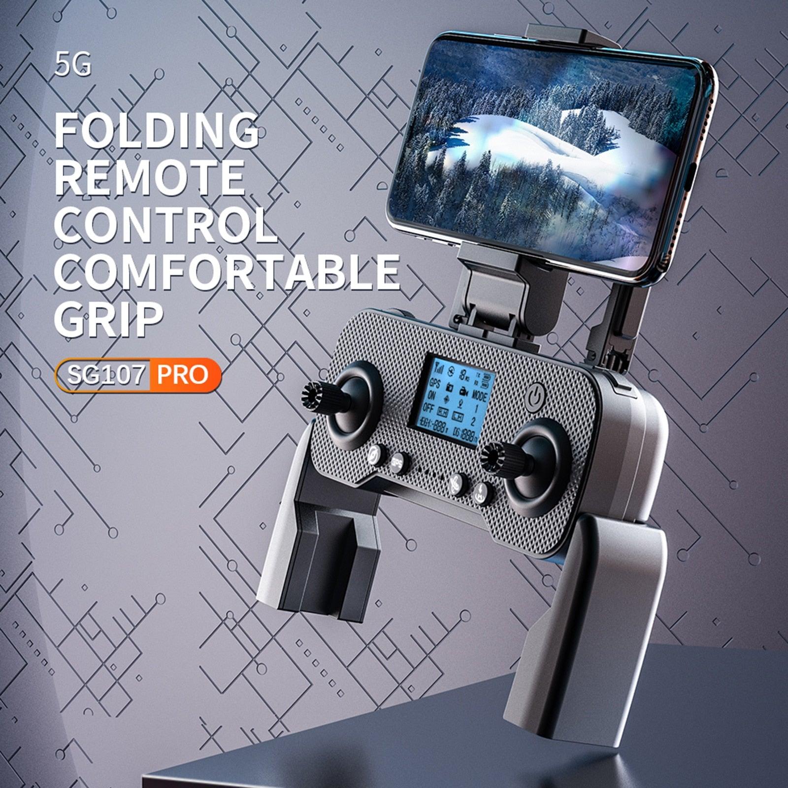 ZLL SG107 Pro Drone - GPS 4K HD Dual Camera FPV Brushless Motor RC Quadcopters 1200m Remote Control Distance for Boys Adults 7 ZLL SG107 Pro Drone - GPS 4K HD Dual Camera FPV Brushless Motor RC Quadcopters 1200m Remote Control Distance for Boys Adults - صورة ZLL SG107 Pro Drone - GPS 4K HD Dual Camera FPV Brushless Motor RC Quadcopters 1200m Remote Control Distance for Boys Adults - صورة 7