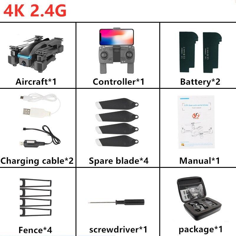 S177 Drone - with HD Aerial Video Camera 4K RC Drones 2.4G/5G RC Helicopter FPV Quadrocopter Drone Foldable toy PK E58 8 S177 Drone - with HD Aerial Video Camera 4K RC Drones 2.4G/5G RC Helicopter FPV Quadrocopter Drone Foldable toy PK E58 - Image 8