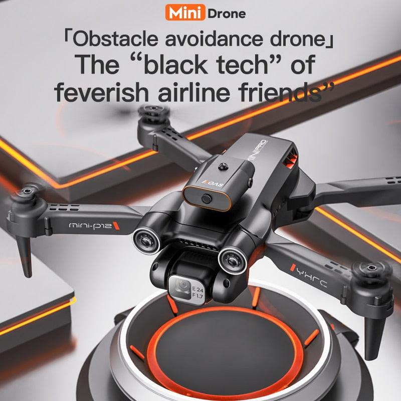 P12 Drone - Obstacle Avoidance Folding 4K HD Drone Optical Flow Quadcopter HD Aerial Photography RC Aircraft Kids Toys Gifts - صورة P12 Drone - Obstacle Avoidance Folding 4K HD Drone Optical Flow Quadcopter HD Aerial Photography RC Aircraft Kids Toys Gifts - صورة 30