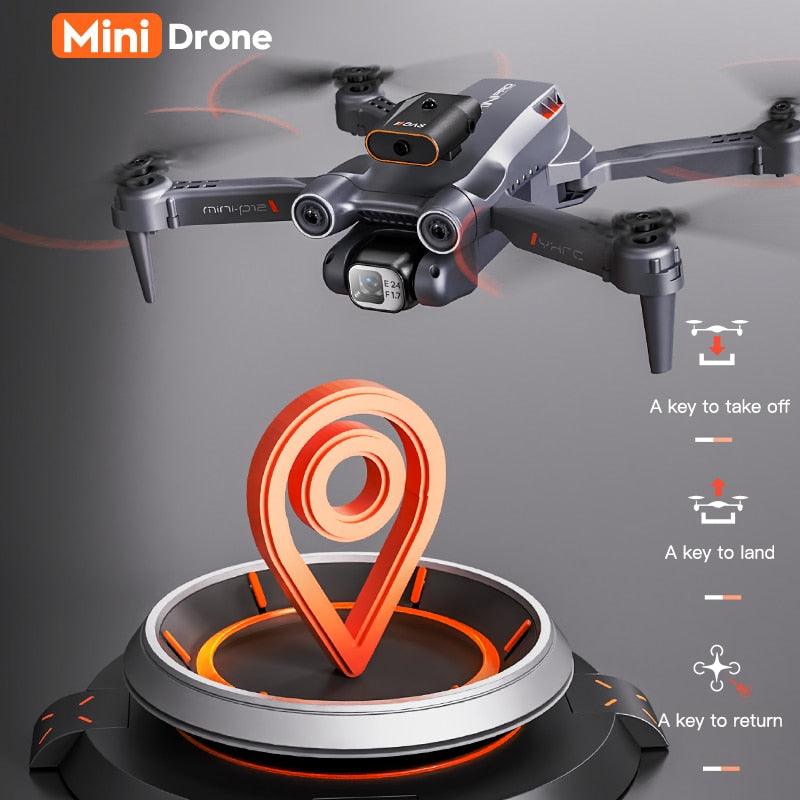 P12 Drone - Obstacle Avoidance Folding 4K HD Drone Optical Flow Quadcopter HD Aerial Photography RC Aircraft Kids Toys Gifts - صورة P12 Drone - Obstacle Avoidance Folding 4K HD Drone Optical Flow Quadcopter HD Aerial Photography RC Aircraft Kids Toys Gifts - صورة 28