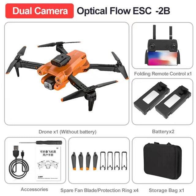 P12 Drone - Obstacle Avoidance Folding 4K HD Drone Optical Flow Quadcopter HD Aerial Photography RC Aircraft Kids Toys Gifts - صورة P12 Drone - Obstacle Avoidance Folding 4K HD Drone Optical Flow Quadcopter HD Aerial Photography RC Aircraft Kids Toys Gifts - صورة 21