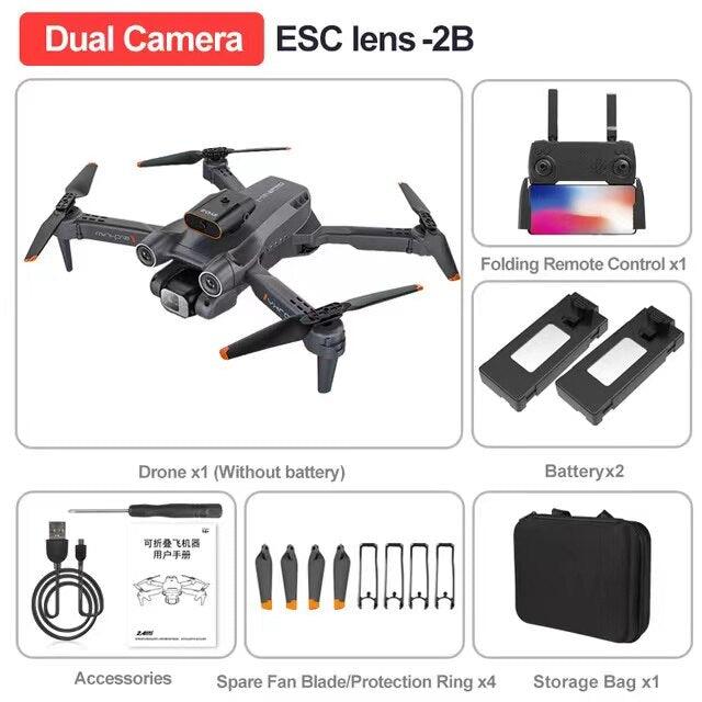 P12 Drone - Obstacle Avoidance Folding 4K HD Drone Optical Flow Quadcopter HD Aerial Photography RC Aircraft Kids Toys Gifts - صورة P12 Drone - Obstacle Avoidance Folding 4K HD Drone Optical Flow Quadcopter HD Aerial Photography RC Aircraft Kids Toys Gifts - صورة 19