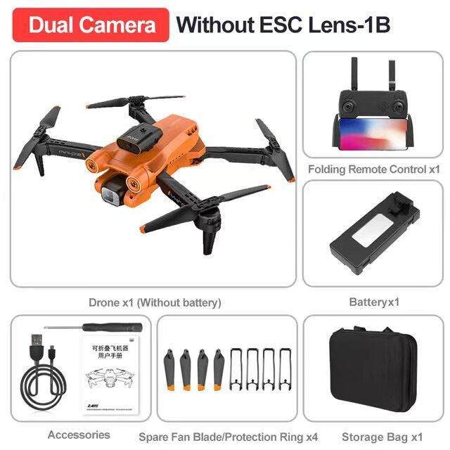 P12 Drone - Obstacle Avoidance Folding 4K HD Drone Optical Flow Quadcopter HD Aerial Photography RC Aircraft Kids Toys Gifts - صورة P12 Drone - Obstacle Avoidance Folding 4K HD Drone Optical Flow Quadcopter HD Aerial Photography RC Aircraft Kids Toys Gifts - صورة 10