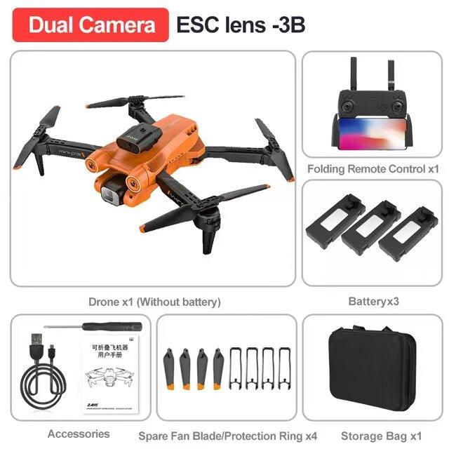 P12 Drone - Obstacle Avoidance Folding 4K HD Drone Optical Flow Quadcopter HD Aerial Photography RC Aircraft Kids Toys Gifts - صورة P12 Drone - Obstacle Avoidance Folding 4K HD Drone Optical Flow Quadcopter HD Aerial Photography RC Aircraft Kids Toys Gifts - صورة 8