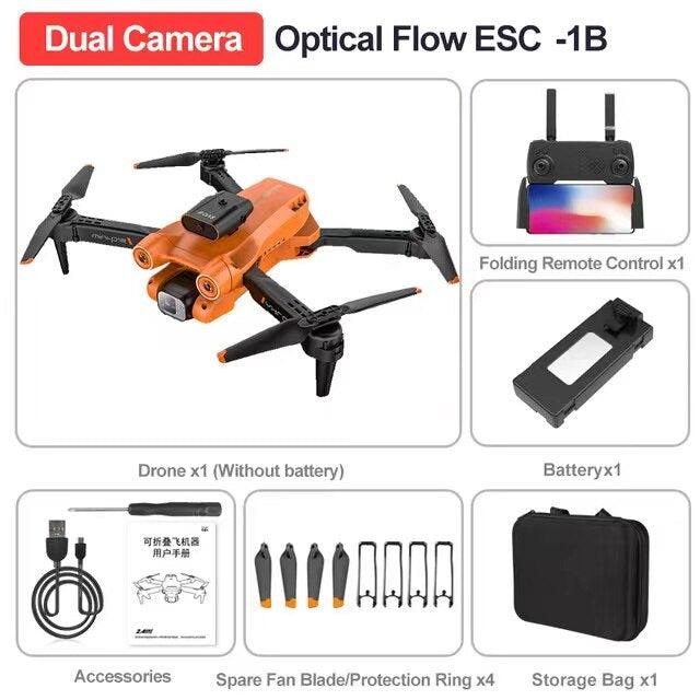 P12 Drone - Obstacle Avoidance Folding 4K HD Drone Optical Flow Quadcopter HD Aerial Photography RC Aircraft Kids Toys Gifts - صورة P12 Drone - Obstacle Avoidance Folding 4K HD Drone Optical Flow Quadcopter HD Aerial Photography RC Aircraft Kids Toys Gifts - صورة 6