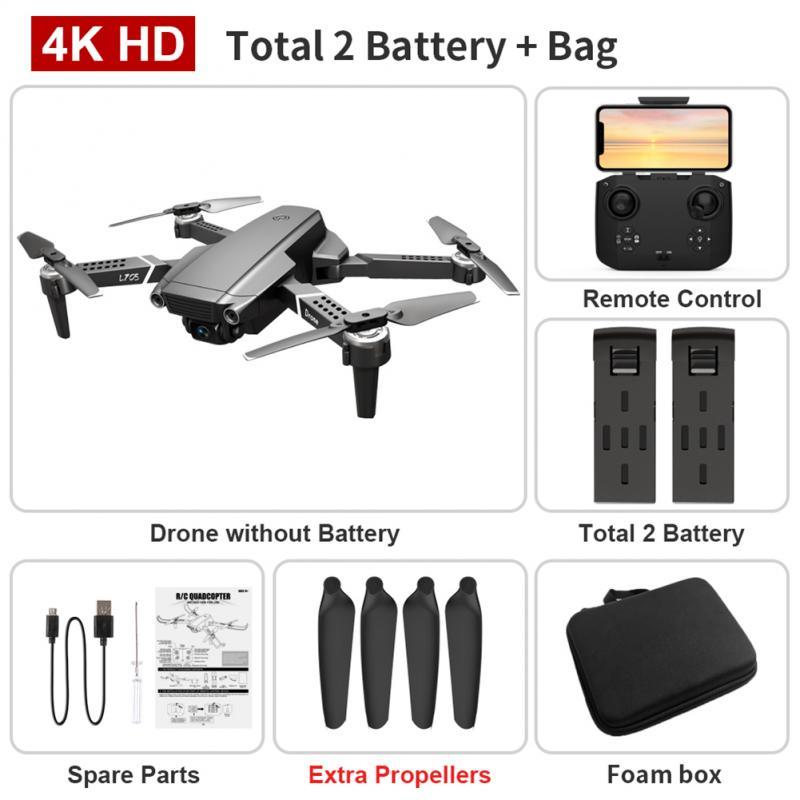 L705 Mini Drone - 4k Ultra HD Profesional Camera 2000mAh 4-Axis Gimbal Anti-Shake Foldable Quadcopter For Kids Toys Gift - صورة L705 Mini Drone - 4k Ultra HD Profesional Camera 2000mAh 4-Axis Gimbal Anti-Shake Foldable Quadcopter For Kids Toys Gift - صورة 7