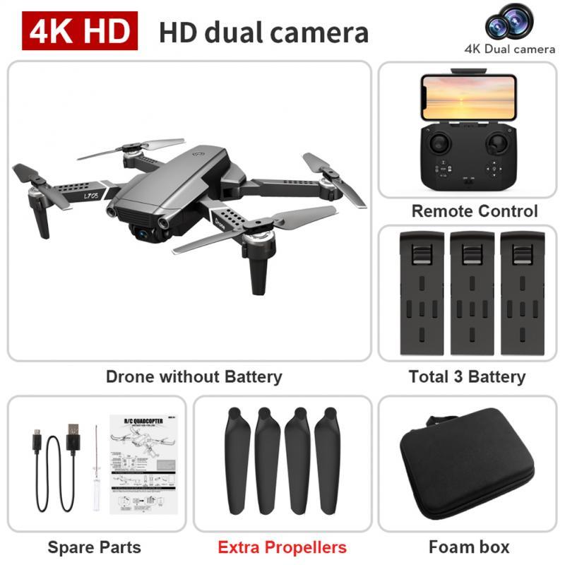 L705 Mini Drone - 4k Ultra HD Profesional Camera 2000mAh 4-Axis Gimbal Anti-Shake Foldable Quadcopter For Kids Toys Gift - صورة L705 Mini Drone - 4k Ultra HD Profesional Camera 2000mAh 4-Axis Gimbal Anti-Shake Foldable Quadcopter For Kids Toys Gift - صورة 6