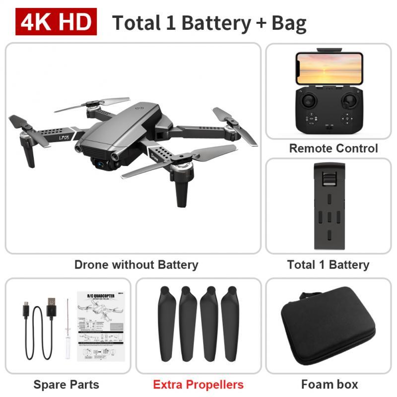 L705 Mini Drone - 4k Ultra HD Profesional Camera 2000mAh 4-Axis Gimbal Anti-Shake Foldable Quadcopter For Kids Toys Gift - صورة L705 Mini Drone - 4k Ultra HD Profesional Camera 2000mAh 4-Axis Gimbal Anti-Shake Foldable Quadcopter For Kids Toys Gift - صورة 3