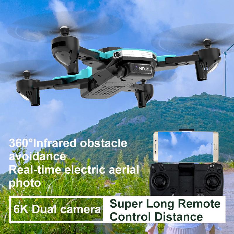 ZD9 Drone - 360 Degrees Obstacle Avoidance Drone Optical Current Adjustment Dual Camera Four Axis Drone Toy Gift 6 ZD9 Drone - 360 Degrees Obstacle Avoidance Drone Optical Current Adjustment Dual Camera Four Axis Drone Toy Gift - صورة ZD9 Drone - 360 Degrees Obstacle Avoidance Drone Optical Current Adjustment Dual Camera Four Axis Drone Toy Gift - صورة 6