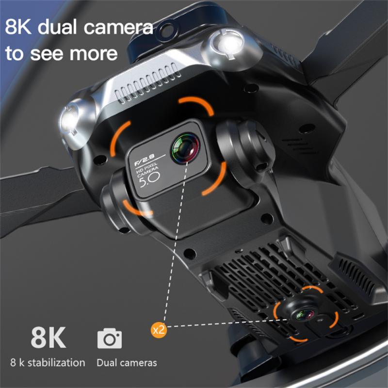 V28 Drone - 2024 New GPS+5.8G HD Drone Professional 360 ° Obstacle Avoidance Dual Camera Aerial Camera Aircraft Gift Toy - Image 13