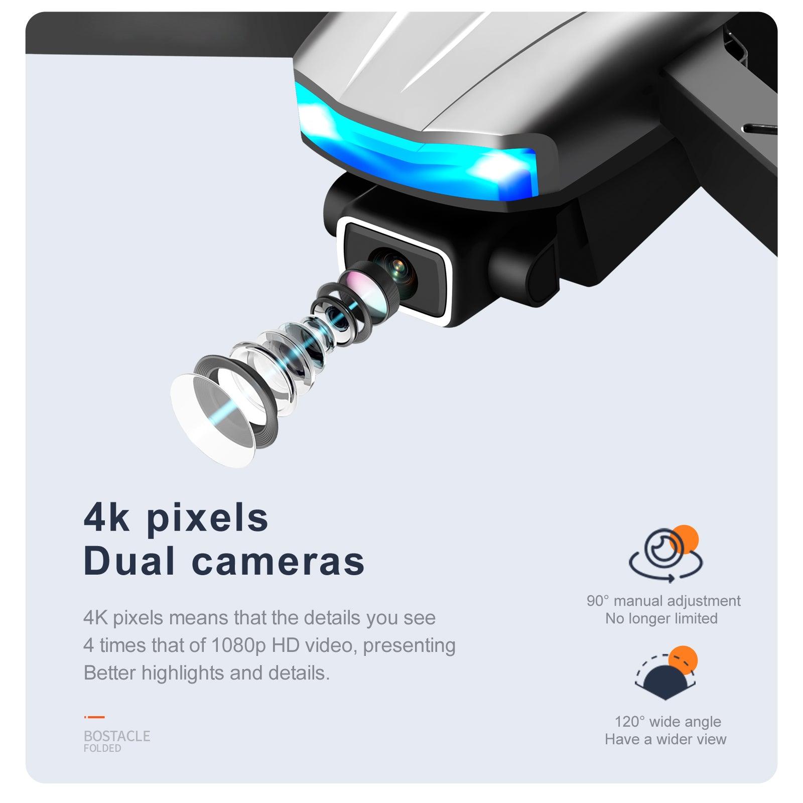 S85 Drone 4k HD Dual Camera With infrared obstacle Avoidance Remote Control Helicopter Four Axis Aircraft 3 S85 Drone 4k HD Dual Camera With infrared obstacle Avoidance Remote Control Helicopter Four Axis Aircraft - Image 3