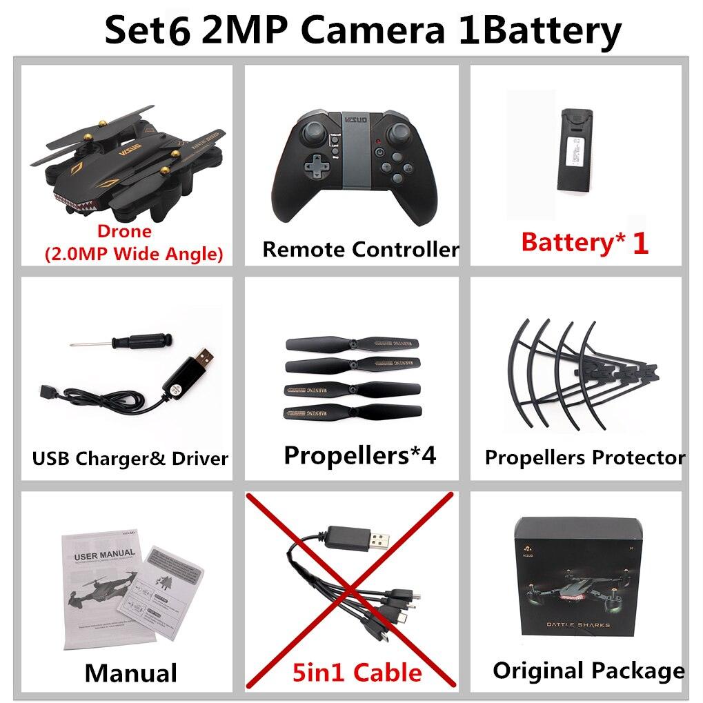 VISUO XS809S Drone - Super Long Flight Time Foldable Selfie Drone with 0.3MP/2MP Wifi FPV Camera Dron XS809HW Upgraded RC Helicopter 7 VISUO XS809S Drone - Super Long Flight Time Foldable Selfie Drone with 0.3MP/2MP Wifi FPV Camera Dron XS809HW Upgraded RC Helicopter — изображение 7