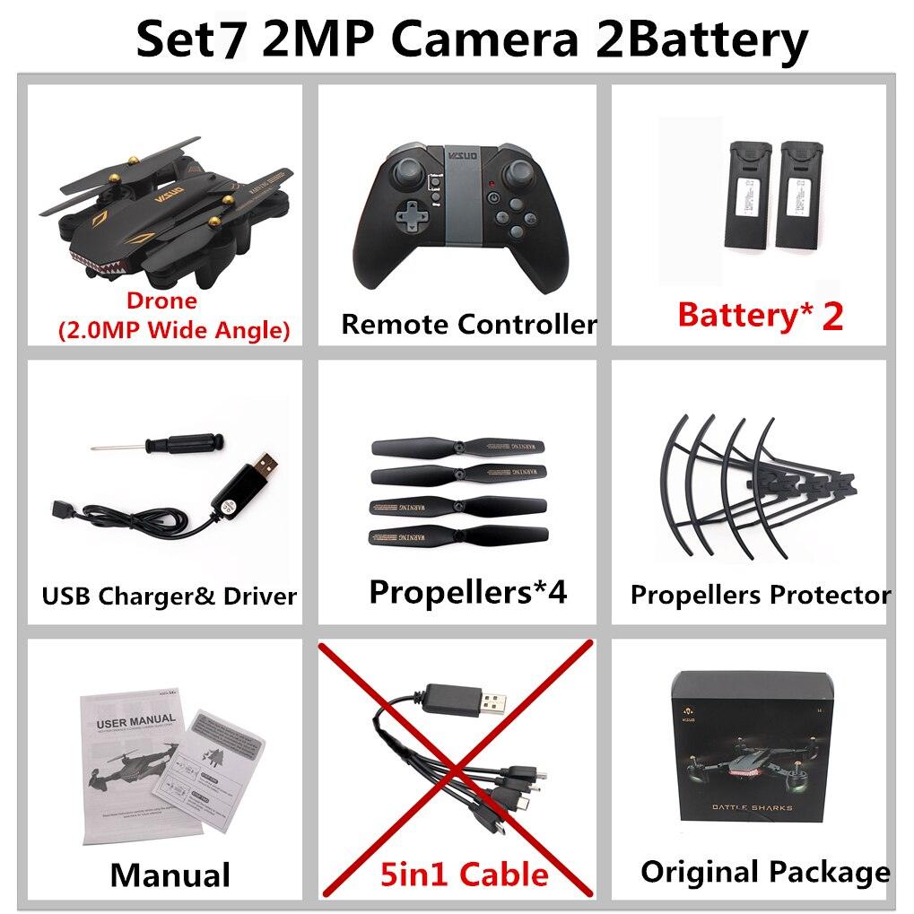 VISUO XS809S Drone - Super Long Flight Time Foldable Selfie Drone with 0.3MP/2MP Wifi FPV Camera Dron XS809HW Upgraded RC Helicopter 3 VISUO XS809S Drone - Super Long Flight Time Foldable Selfie Drone with 0.3MP/2MP Wifi FPV Camera Dron XS809HW Upgraded RC Helicopter — изображение 3