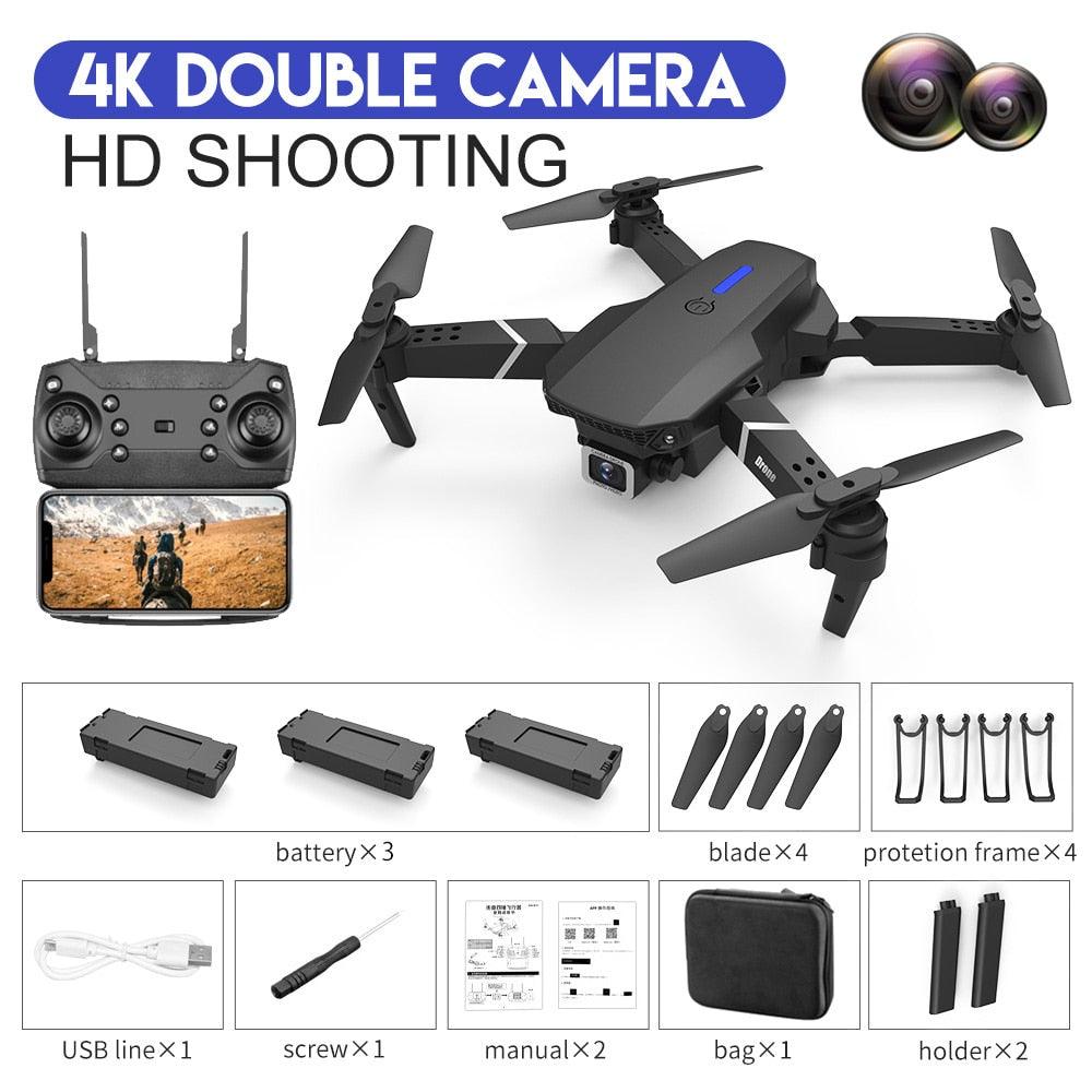 E88 Pro Drone - 2023 New Drone 4K Wide Angle HD Camera Foldable RC Helicopter WIFI FPV Height Hold Gift Toy 12 E88 Pro Drone - 2023 New Drone 4K Wide Angle HD Camera Foldable RC Helicopter WIFI FPV Height Hold Gift Toy - Image 12