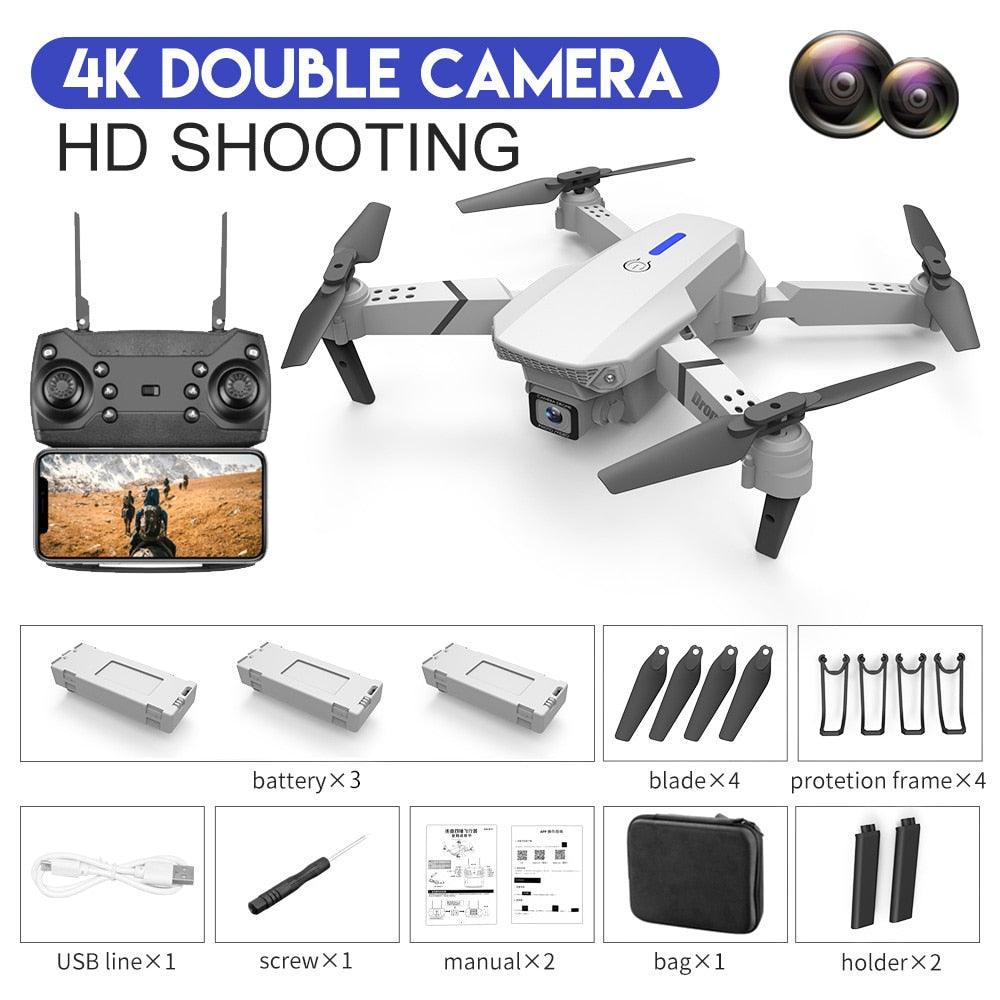 E88 Pro Drone - 2023 New Drone 4K Wide Angle HD Camera Foldable RC Helicopter WIFI FPV Height Hold Gift Toy 8 E88 Pro Drone - 2023 New Drone 4K Wide Angle HD Camera Foldable RC Helicopter WIFI FPV Height Hold Gift Toy - Image 8