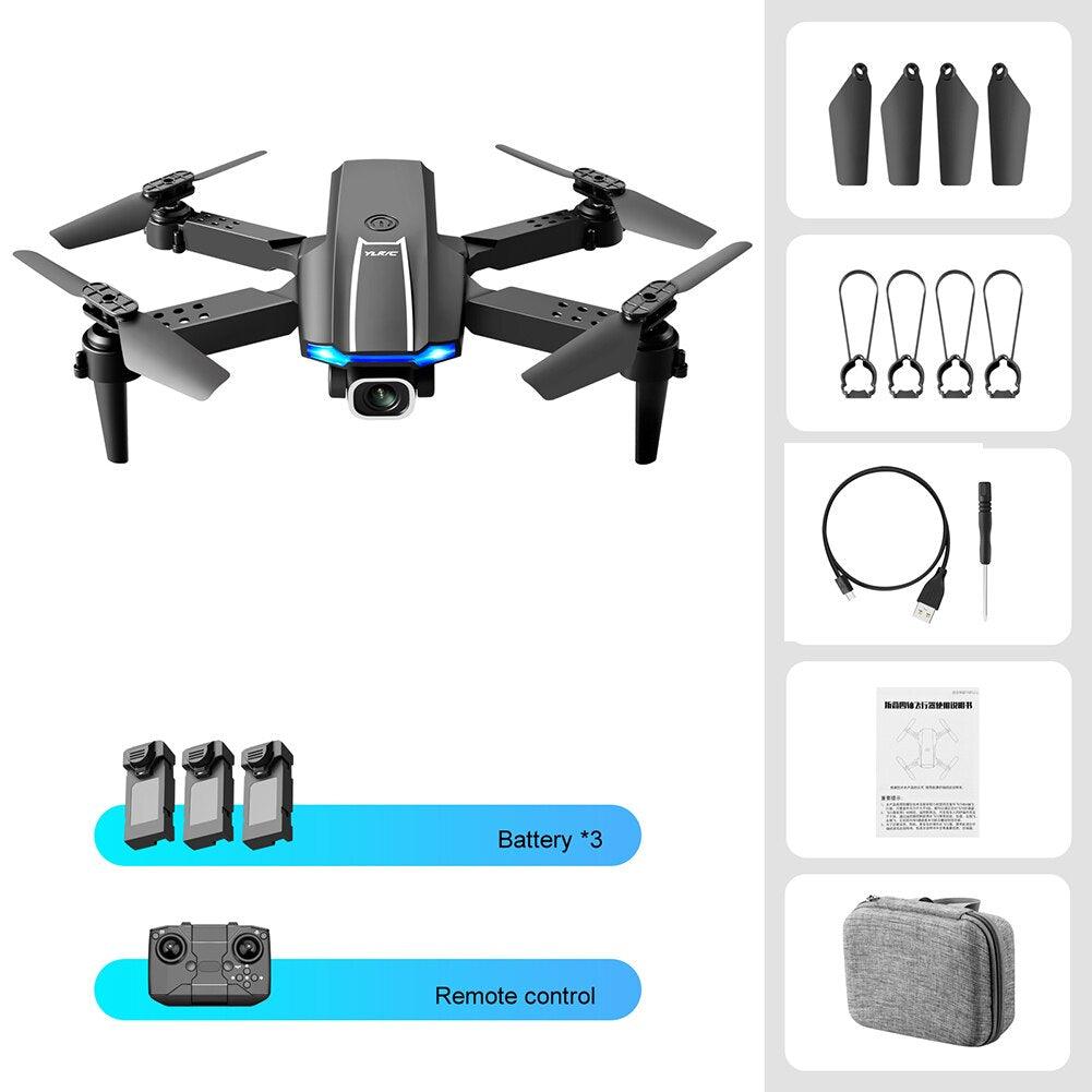 YLRC S65 Drone - 4K HD Camera WiFi Headless Mode 2.4GHz Foldable Quadcopter Toys Real-time transmission Helicopter Toys 16 YLRC S65 Drone - 4K HD Camera WiFi Headless Mode 2.4GHz Foldable Quadcopter Toys Real-time transmission Helicopter Toys - صورة YLRC S65 Drone - 4K HD Camera WiFi Headless Mode 2.4GHz Foldable Quadcopter Toys Real-time transmission Helicopter Toys - صورة 16