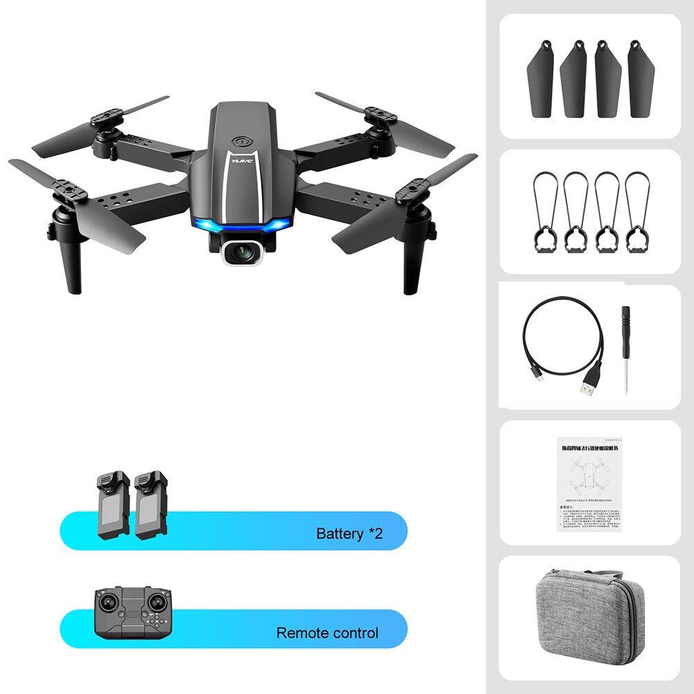 YLRC S65 Drone - 4K HD Camera WiFi Headless Mode 2.4GHz Foldable Quadcopter Toys Real-time transmission Helicopter Toys 12 YLRC S65 Drone - 4K HD Camera WiFi Headless Mode 2.4GHz Foldable Quadcopter Toys Real-time transmission Helicopter Toys - صورة YLRC S65 Drone - 4K HD Camera WiFi Headless Mode 2.4GHz Foldable Quadcopter Toys Real-time transmission Helicopter Toys - صورة 12