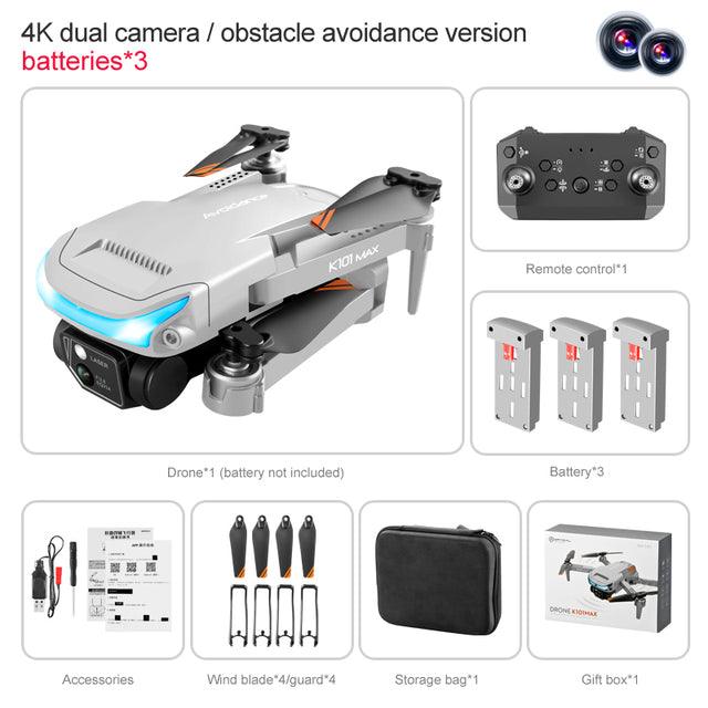 K101 Max Drone With Dual 4K HD Camera Optical Flow Localization Real-time Transmission Helicopter 12 K101 Max Drone With Dual 4K HD Camera Optical Flow Localization Real-time Transmission Helicopter - Image 12
