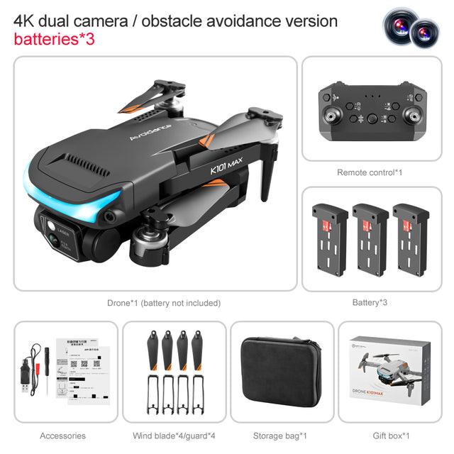 K101 Max Drone With Dual 4K HD Camera Optical Flow Localization Real-time Transmission Helicopter 9 K101 Max Drone With Dual 4K HD Camera Optical Flow Localization Real-time Transmission Helicopter - Image 9