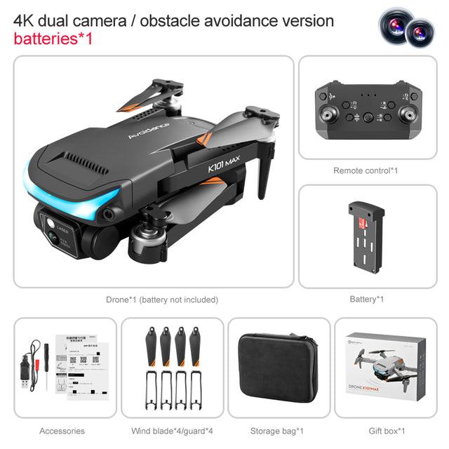 K101 Max Drone With Dual 4K HD Camera Optical Flow Localization Real-time Transmission Helicopter 7 K101 Max Drone With Dual 4K HD Camera Optical Flow Localization Real-time Transmission Helicopter - Image 7