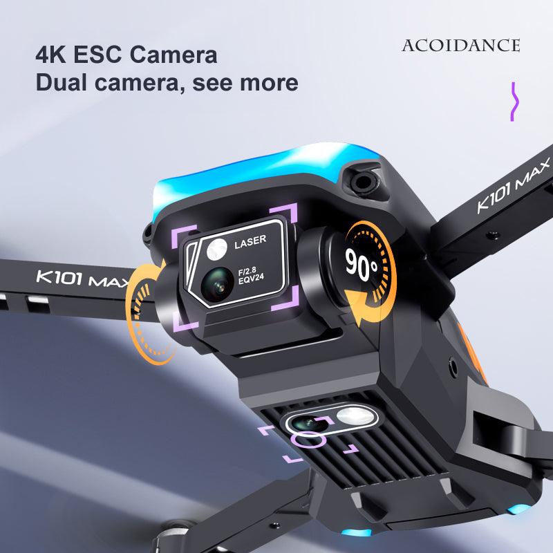 K101 Max Drone With Dual 4K HD Camera Optical Flow Localization Real-time Transmission Helicopter 6 K101 Max Drone With Dual 4K HD Camera Optical Flow Localization Real-time Transmission Helicopter - Image 6