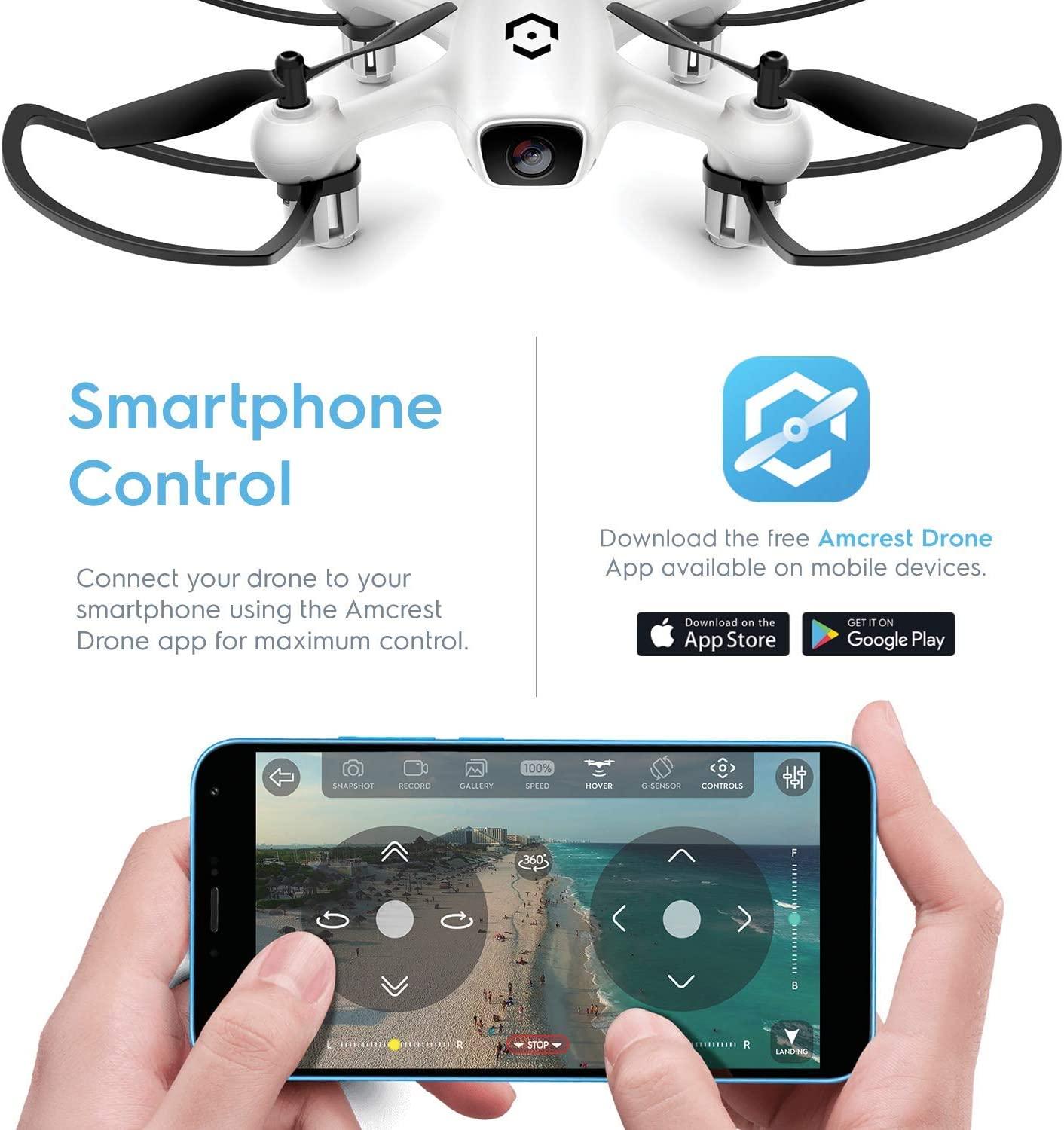 Amcrest A4-W Skyview WiFi Drone with Camera HD 720P FPV Quadcopter 3 Amcrest A4-W Skyview WiFi Drone with Camera HD 720P FPV Quadcopter - Image 3